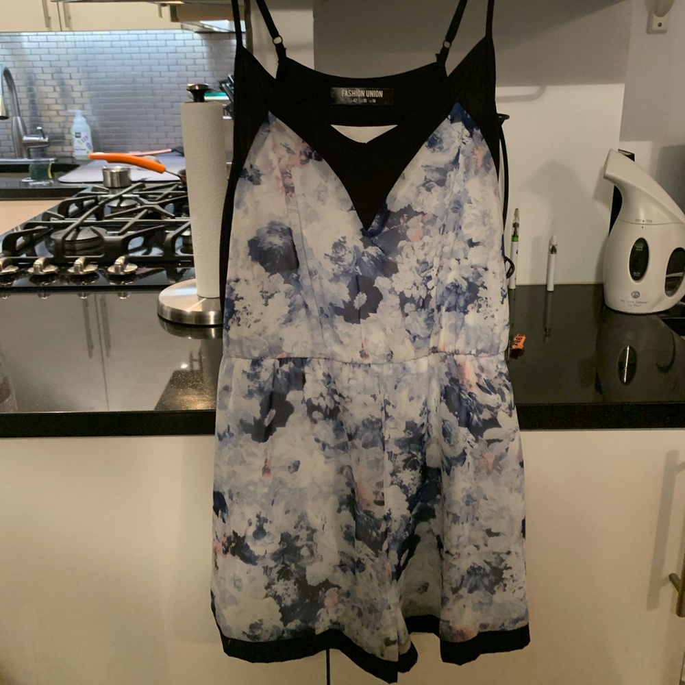 Fashion Union / Topshop floral print romper